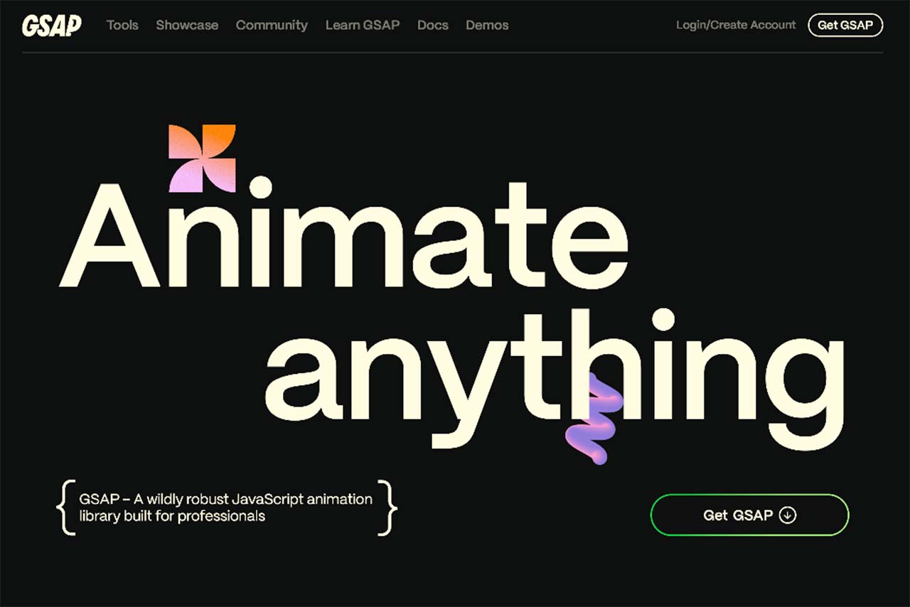 GSAP Homepage