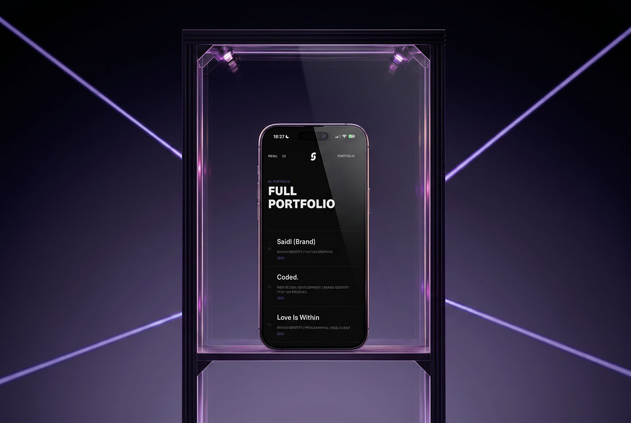Iphone Mockup Portfolio List